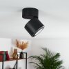 APPLETON Ceiling Light LED black, 1-light source