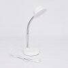 PINEDA Table lamp LED chrome, white, 1-light source