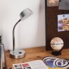PINEDA Table lamp LED chrome, 1-light source