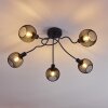 TAMBO Ceiling Light black, 5-light sources