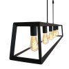 Steinhauer BUCKLEY Pendant Light black, 5-light sources