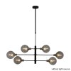 Steinhauer CONSTELLATION Pendant Light grey, black, 6-light sources