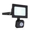 Globo HELGA garden spotlight LED black, 1-light source, Motion sensor