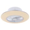 Globo KELLO ceiling fan LED white, 1-light source