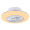 Globo KELLO ceiling fan LED white, 1-light source