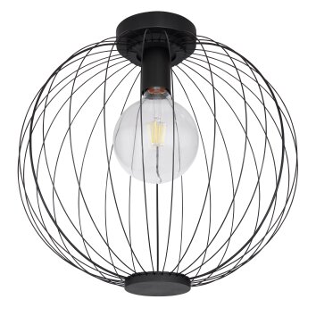 Globo ROZA Ceiling Light black, 1-light source