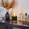 WERUGA Table lamp green, brass, 1-light source