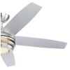 Globo VIVIANA ceiling fan LED matt nickel, 1-light source, Remote control