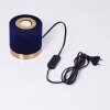 WERUGA Table lamp blue, gold, 1-light source