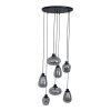 Steinhauer REFLEXION Pendant Light grey, black, 1-light source