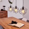 PINGURO Pendant Light black, 3-light sources