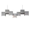 Grossmann ROCKS Ceiling Light LED aluminium, 5-light sources