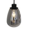 Steinhauer REFLEXION Pendant Light grey, black, 8-light sources