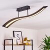 TERESINA Ceiling Light LED black, 1-light source, Remote control