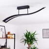 TERESINA Ceiling Light LED black, 1-light source, Remote control