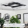 CUCHARA Ceiling Light LED black, 5-light sources