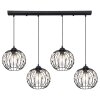 Globo HANAKO Pendant Light black, 4-light sources