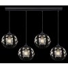 Globo HANAKO Pendant Light black, 4-light sources