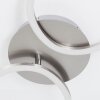 KEREITA Ceiling Light LED matt nickel, 1-light source