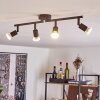PLANES Ceiling Light LED rust-coloured, 4-light sources