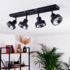 CHAGRES Ceiling Light black, silver, 4-light sources