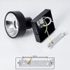 CHAGRES Ceiling Light black, 1-light source
