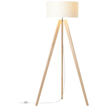 Brilliant GALANCE Floor Lamp Light wood, 1-light source