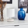 KIGOMBO Table lamp cream, white, 1-light source