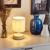 KIGOMBO Table lamp cream, white, 1-light source