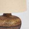 EXCHANGE Table lamp brown, white, 1-light source