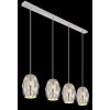 Globo NARRI Pendant Light matt nickel, 4-light sources