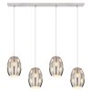 Globo NARRI Pendant Light matt nickel, 4-light sources