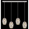 Globo NARRI Pendant Light matt nickel, 4-light sources