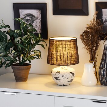 CHIHUL Table lamp black, white, 1-light source