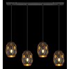 Globo NARRI Pendant Light black, 4-light sources