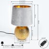 BEDDIE Table lamp gold, 1-light source