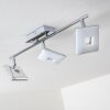 Trio Pontius ceiling spotlight LED chrome, 3-light sources