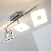 Trio Pontius ceiling spotlight LED chrome, 3-light sources