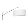 Steinhauer GRAMINEUS Wall Light stainless steel, white, 1-light source