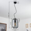 QUESADA Pendant Light black, 1-light source