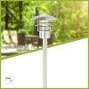 Brilliant TERRENCE outdoor Path Light stainless steel, 1-light source