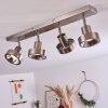CHAGRES Ceiling Light matt nickel, 4-light sources