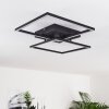 CHEKA Ceiling Light LED black, 2-light sources, Remote control