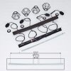 COOL SPRING Pendant Light Dark wood, black, 4-light sources