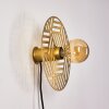 RUANDA Wall Light gold, brass, 1-light source