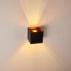 Badajoz Wall Light copper, black, 1-light source