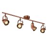 Lucide CIGAL spot copper, 4-light sources