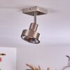 CHAGRES Ceiling Light matt nickel, 1-light source