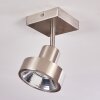 CHAGRES Ceiling Light matt nickel, 1-light source