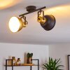 Ceiling Light Blackburn black-gold, 2-light sources